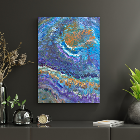 Abstract Acrylic Flow Art