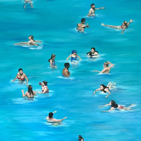 People in water. 