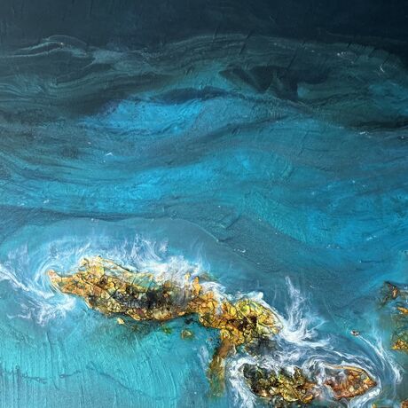 Australian reefs, turquoise waters