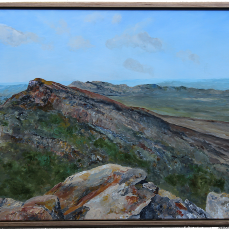 The beauty of Ikara or Wilpena Pound captured in a medium sized painting.