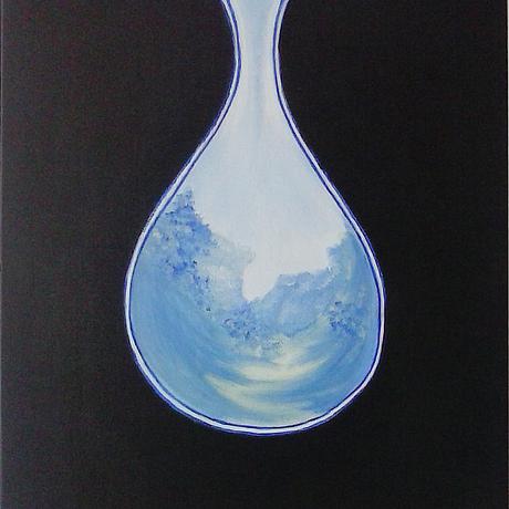 (CreativeWork) Il mondo in una goccia by Ambra Sandrini. Acrylic. Shop online at Bluethumb.