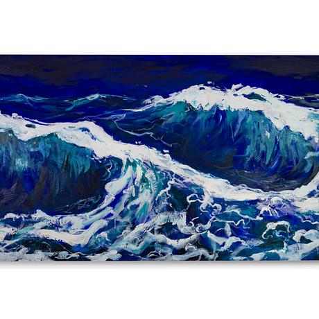 (CreativeWork) King Tide II by Sophie Horne. Acrylic. Shop online at Bluethumb.