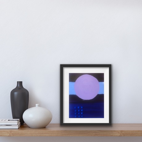 (CreativeWork) Colour study: Violet  by Lizzie Bott. Acrylic. Shop online at Bluethumb.