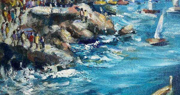 Memories of Manarola (Cinque Terre) by Ivana Pinaffo