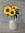 Yellow sunflowers in vase