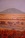 This painting of the Australian outback is not cluttered by lots of spinifex and saltbush but by just a scattering of small scrubs to convey a peaceful scene as dush approaches.