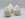 Three  raw  porcelain (white) pear shaped squash