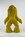 A character sculpted with fur and hair with a slumped standing pose