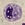 A purple monocyte white blood cell on pink background.