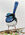 Superb Fairy Wren metallic illustration