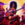 An evocative oil painting capturing a woman cradling a guitar, set against a backdrop of rich purple and warm orange hues. The artwork channels the iconic spirit of Jimi Hendrix, blending soulful expression with vibrant colour palettes