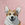 Smiling corgi dog painted on a smallish square pink canvas