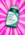 Green vitamin bottle saying super bitch complex on a pink vibrant background 