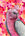 Galah with pink patterned background