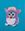 Furby from the 2000's in the centre of the artwork ready to have a conversation you don't want to have.