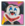 mickey mouse wearing joker face