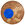 Round pattern of wood grain with a royal blue circle on top of it