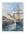 A sailing ship docked at a pier, with a clear blue sky and calm water in the background.