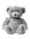 Black and white drawing of toy teddy bear