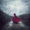 Faceless figure in red cloak