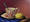 an original still life in oil of tea cup, lemon and teaspoon by Vidal