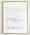 contemporary minimalist white abstract painting with oak frame