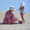 Mother and daughter at the beach.