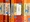 Orange Penguin book spines