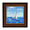 Sailing boat original one of a kind painting by Irina Redine. Sailing yacht small one of a kind artwork framed and ready to hang, gift idea