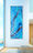 ABSTRACT painting that gives the impression of ocean drift flowing  The intricate mosaic pattern within the tonal blue hues and the glimmering metallics adds added interest and intrigue.  
The ocean is a gorgeous combination of aquamarine, turquoise, blues.
The closer you get to the painting the more of the interesting details and patterns you can see. Metallics add an extra depth because the painting changes personality when one views from different angles.l
