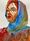 image of woman with a head scarf

