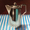 (CreativeWork) coffee pot on blue stripes by Paul Brandner. Oil. Shop online at Bluethumb.