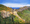 looking towards the distant kedumba valley and along the western side of the Narrowneck plateau with it's rugged sandstone cliffs, some glowing and an amazing array of new growth in differing shapes and sizes