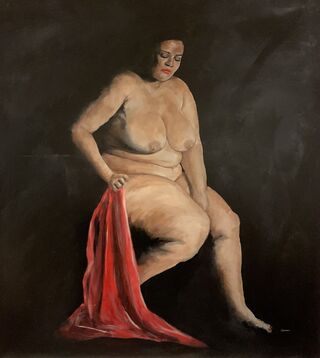 Classical nude portrait 