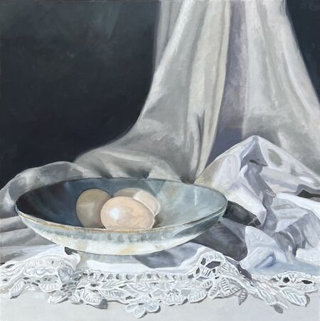 Raw store Egg Still Life Wall Art | 24x36 Fine Art Print