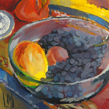 Fruits in the plate