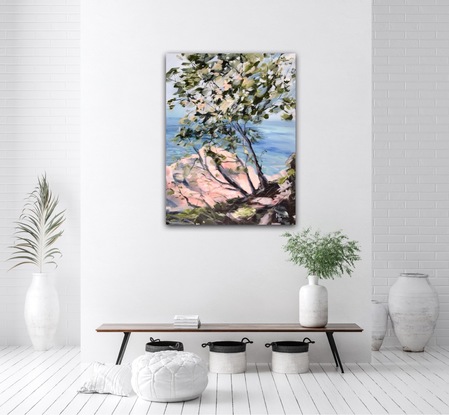 (CreativeWork) Noosa National Park II by 🎨 Meredith Howse. Acrylic. Shop online at Bluethumb.