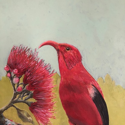 (CreativeWork) I'iwi by Robert Rogers. Acrylic. Shop online at Bluethumb.