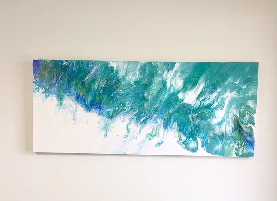 (CreativeWork) Sea Drift by Sonia Crockett. Acrylic. Shop online at Bluethumb.