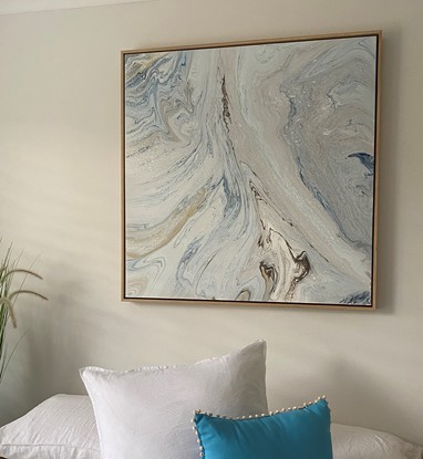 (CreativeWork) Driftwood by Margaret Parker. Acrylic. Shop online at Bluethumb.