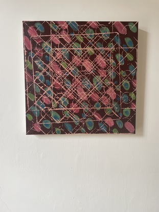 (CreativeWork) Matrix (i) by LucyDlight donnellan. Acrylic. Shop online at Bluethumb.