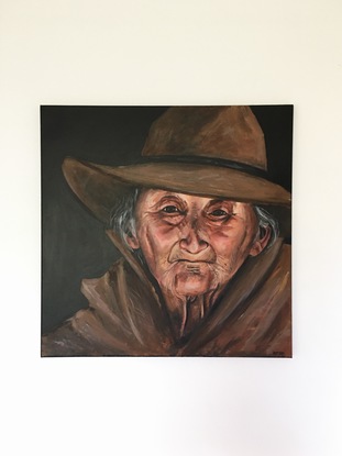 (CreativeWork) Drovers wife by shekinah Grace. Acrylic. Shop online at Bluethumb.