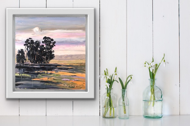 (CreativeWork) Autumn on the Farm 17 by Hilly Coufreur. Oil. Shop online at Bluethumb.