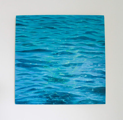 (CreativeWork) Summer Tides by Jacinta Pierce. Oil. Shop online at Bluethumb.