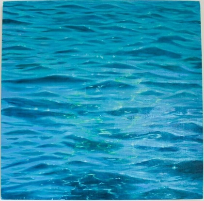 (CreativeWork) Summer Tides by Jacinta Pierce. Oil. Shop online at Bluethumb.