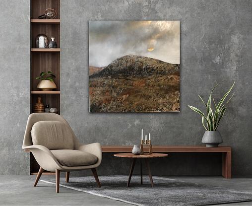 (CreativeWork) Land with the Golden Spoon by Mandi Potgieter. Oil. Shop online at Bluethumb.