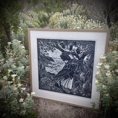 (CreativeWork) Along a Coastal Track Ed. 41 of 50 by Peta West. Reproduction Print. Shop online at Bluethumb.