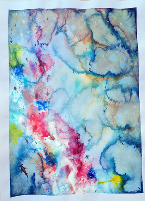 (CreativeWork) Coastal Reef by Rachel Whitfield. Other Media. Shop online at Bluethumb.