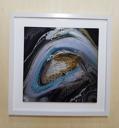 (CreativeWork) Space Series 3 - Vortex by Claudia Paddison. Mixed Media. Shop online at Bluethumb.