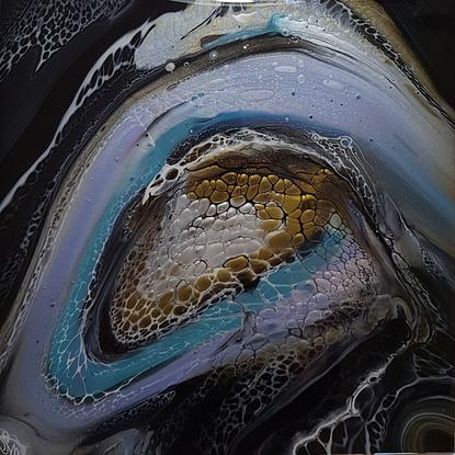 (CreativeWork) Space Series 3 - Vortex by Claudia Paddison. Mixed Media. Shop online at Bluethumb.